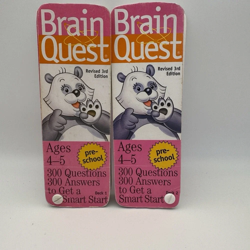 Brain Quest Preschool‎ Ages 4-5 Deck 1 & 2